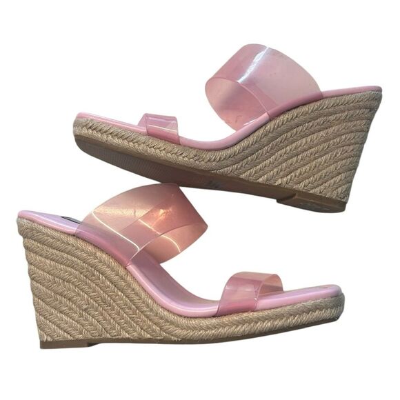 Steven New York Womens 9.5 Malaya Espadrille Sandal Pastel Pink Bratz Barbie Y2K - Picture 2 of 8